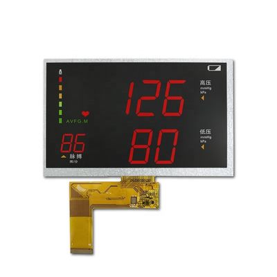 800x480 TFT LCD मॉड्यूल EK9716BD ड्राइवर 40 पिन RGB 24bit इंटरफ़ेस: