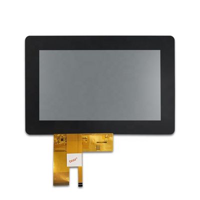 औद्योगिक TFT LCD मॉड्यूल 800x480 450nits सरफेस ल्यूमिनेन्स एंटीग्लारे