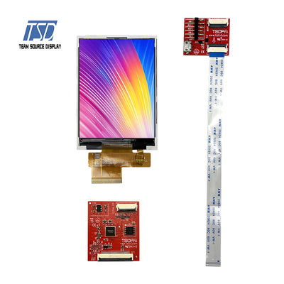 3.2 इंच 240x320 ST7789V IC UART LCD मॉड्यूल 300nits ट्रांसमिसिव TN