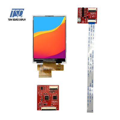 3.2 इंच 240x320 ST7789V IC UART LCD मॉड्यूल 300nits ट्रांसमिसिव TN