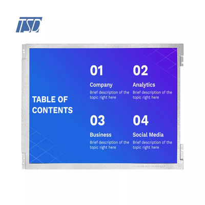 टीएफटी 10.4 इंच 800x600 मध्यम आकार का एलसीडी डिस्प्ले स्क्रीन पैनल सफेद मॉड्यूल