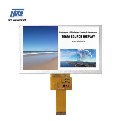 TSD कस्टम 7 इंच CTP TFT LCD डिस्प्ले मॉड्यूल 1000 Nits 800x480 PN TST070MIWN-10