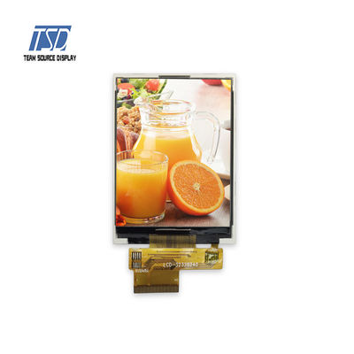 240x320 रिज़ॉल्यूशन 320nits ILI9341V IC 3.2 इंच TFT LCD डिस्प्ले MCU इंटरफ़ेस के साथ