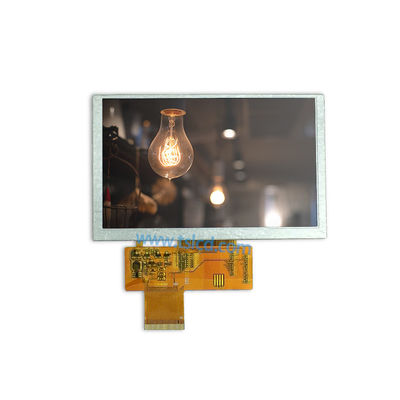 RGB इंटरफ़ेस 5 इंच 480x272 300nits TFT LCD डिस्प्ले स्क्रीन ST7257 IC के साथ
