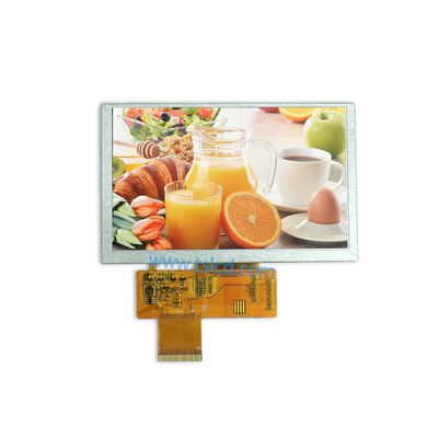 RGB इंटरफ़ेस 5 इंच 480x272 300nits TFT LCD डिस्प्ले स्क्रीन ST7257 IC के साथ