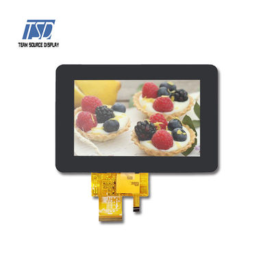 ILI5480 IC 500nits 5.0 इंच 800x480 TFT LCD डिस्प्ले स्क्रीन TTL इंटरफ़ेस के साथ