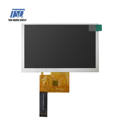 800x480 संकल्प 5 इंच एसपीआई इंटरफेस आईपीएस एलसीडी पैनल